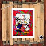 Scrooge McDuck HD Canvas Print Home Decor Paintings Wall Art Pictures