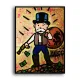 Hardworking rich man HD Canvas Print Home Decor Paintings Wall Art Pictures
