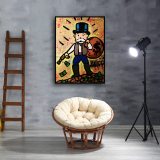 Hardworking rich man HD Canvas Print Home Decor Paintings Wall Art Pictures