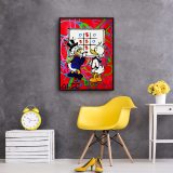 Scrooge McDuck HD Canvas Print Home Decor Paintings Wall Art Pictures