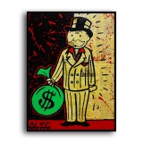 Rich man HD Canvas Print Home Decor Paintings Wall Art Pictures