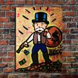 Hardworking rich man HD Canvas Print Home Decor Paintings Wall Art Pictures