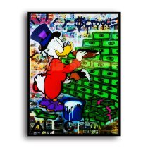 Scrooge McDuck HD Canvas Print Home Decor Paintings Wall Art Pictures