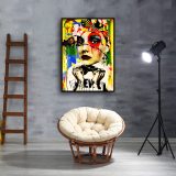 Beautiful woman abstract HD Canvas Print Home Decor Paintings Wall Art Pictures