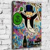 Rich man ghost HD Canvas Print Home Decor Paintings Wall Art Pictures