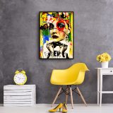 Beautiful woman abstract HD Canvas Print Home Decor Paintings Wall Art Pictures