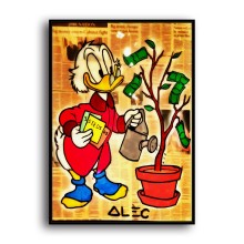 Scrooge McDuck HD Canvas Print Home Decor Paintings Wall Art Pictures