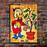 Scrooge McDuck HD Canvas Print Home Decor Paintings Wall Art Pictures