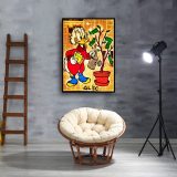 Scrooge McDuck HD Canvas Print Home Decor Paintings Wall Art Pictures