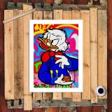 Scrooge McDuck HD Canvas Print Home Decor Paintings Wall Art Pictures