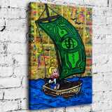 Little master is sailing HD Canvas Print Home Decor Paintings Wall Art Pictures