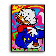 Scrooge McDuck HD Canvas Print Home Decor Paintings Wall Art Pictures