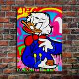 Scrooge McDuck HD Canvas Print Home Decor Paintings Wall Art Pictures