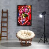 Money HD Canvas Print Home Decor Paintings Wall Art Pictures