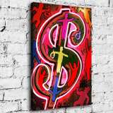 Money HD Canvas Print Home Decor Paintings Wall Art Pictures