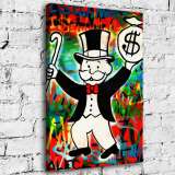 Rich man HD Canvas Print Home Decor Paintings Wall Art Pictures