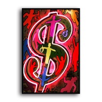 Money HD Canvas Print Home Decor Paintings Wall Art Pictures