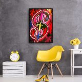 Money HD Canvas Print Home Decor Paintings Wall Art Pictures