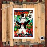 Rich man HD Canvas Print Home Decor Paintings Wall Art Pictures