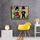 Scrooge McDuck And The Rich HD Canvas Print Home Decor Paintings Wall Art Pictures