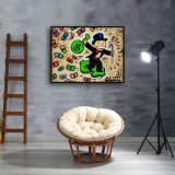 Money skateboard HD Canvas Print Home Decor Paintings Wall Art Pictures