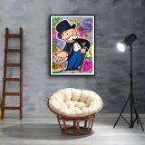 Rich man HD Canvas Print Home Decor Paintings Wall Art Pictures