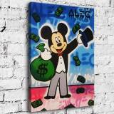 Mickey Mouse HD Canvas Print Home Decor Paintings Wall Art Pictures