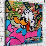 Scrooge McDuck HD Canvas Print Home Decor Paintings Wall Art Pictures