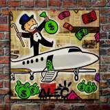 Rich man's plane HD Canvas Print Home Decor Paintings Wall Art Pictures