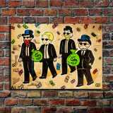 Rich people HD Canvas Print Home Decor Paintings Wall Art Pictures