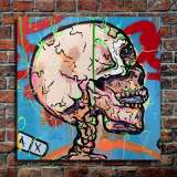 Skull HD Canvas Print Home Decor Paintings Wall Art Pictures