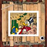 Scrooge McDuck HD Canvas Print Home Decor Paintings Wall Art Pictures