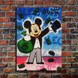 Mickey Mouse HD Canvas Print Home Decor Paintings Wall Art Pictures