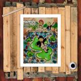 Swimming pool HD Canvas Print Home Decor Paintings Wall Art Pictures
