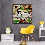 Rich man's plane HD Canvas Print Home Decor Paintings Wall Art Pictures