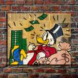 Scrooge McDuck HD Canvas Print Home Decor Paintings Wall Art Pictures