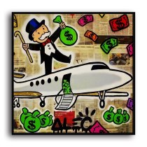 Rich man's plane HD Canvas Print Home Decor Paintings Wall Art Pictures