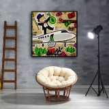 Rich man's plane HD Canvas Print Home Decor Paintings Wall Art Pictures