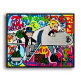 Rich man's plane HD Canvas Print Home Decor Paintings Wall Art Pictures