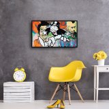 Abstract character with rich man HD Canvas Print Home Decor Paintings Wall Art Pictures