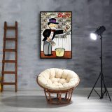 Painter HD Canvas Print Home Decor Paintings Wall Art Pictures
