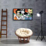 Abstract character with rich man HD Canvas Print Home Decor Paintings Wall Art Pictures