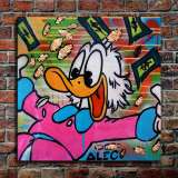 Scrooge McDuck HD Canvas Print Home Decor Paintings Wall Art Pictures