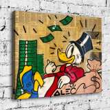 Scrooge McDuck HD Canvas Print Home Decor Paintings Wall Art Pictures