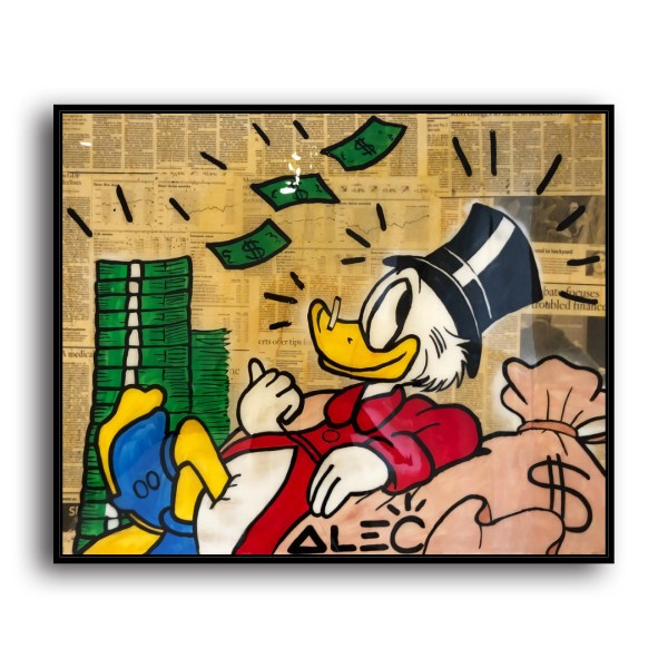 Scrooge McDuck HD Canvas Print Home Decor Paintings Wall Art Pictures