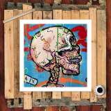 Skull HD Canvas Print Home Decor Paintings Wall Art Pictures