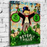 Rich man HD Canvas Print Home Decor Paintings Wall Art Pictures