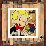 Little Master's Rubik's Cube HD Canvas Print Home Decor Paintings Wall Art Pictures