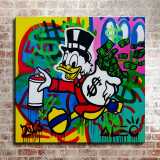 Scrooge McDuck HD Canvas Print Home Decor Paintings Wall Art Pictures