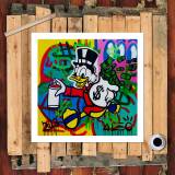 Scrooge McDuck HD Canvas Print Home Decor Paintings Wall Art Pictures